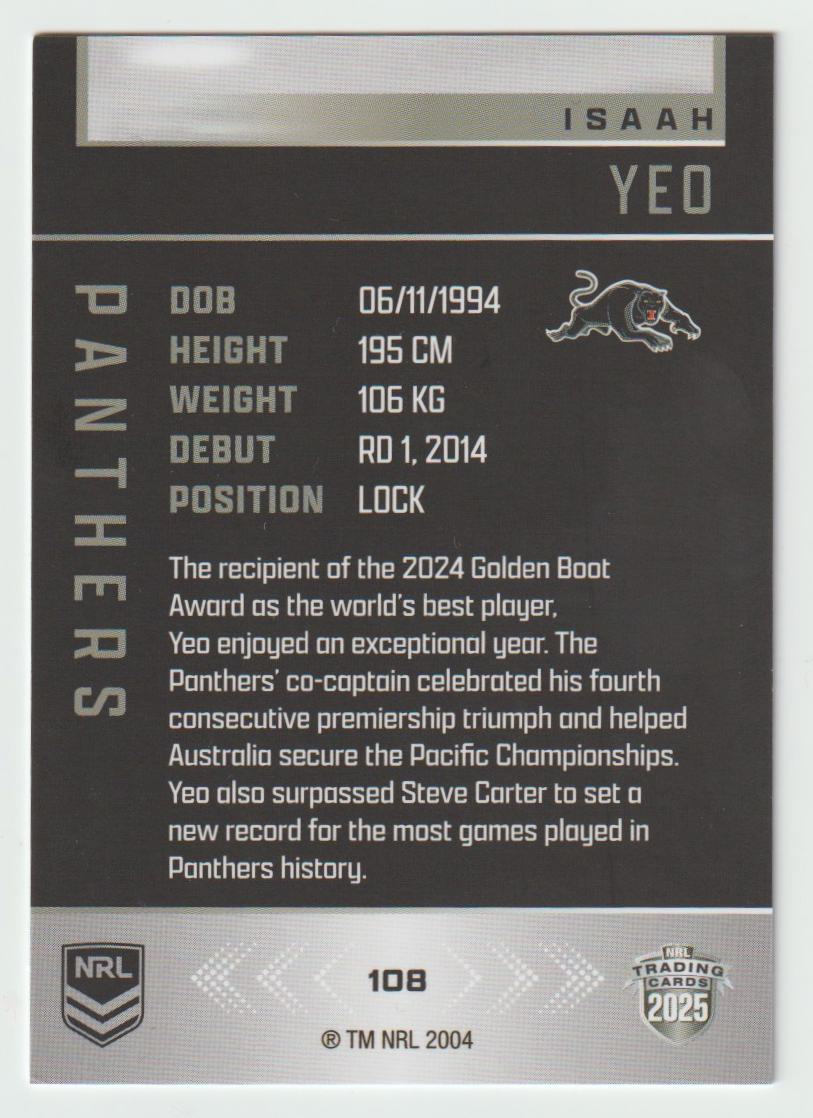 108 ISAAH YEO