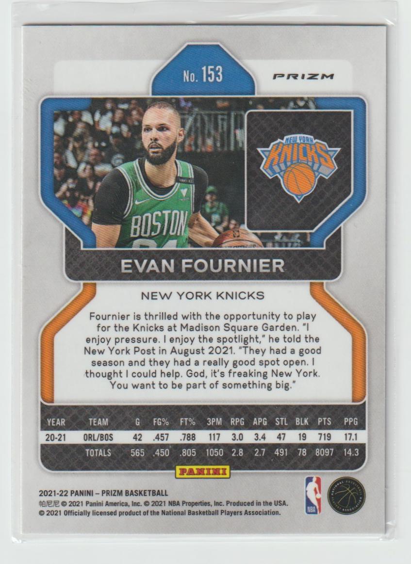 153 Evan Fournier New York Knicks Ruby Wave