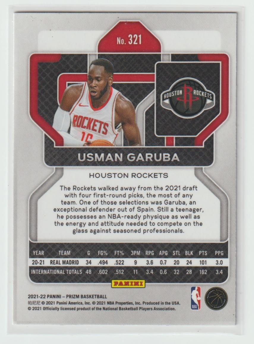 321 Usman Garuba - Houston Rockets
