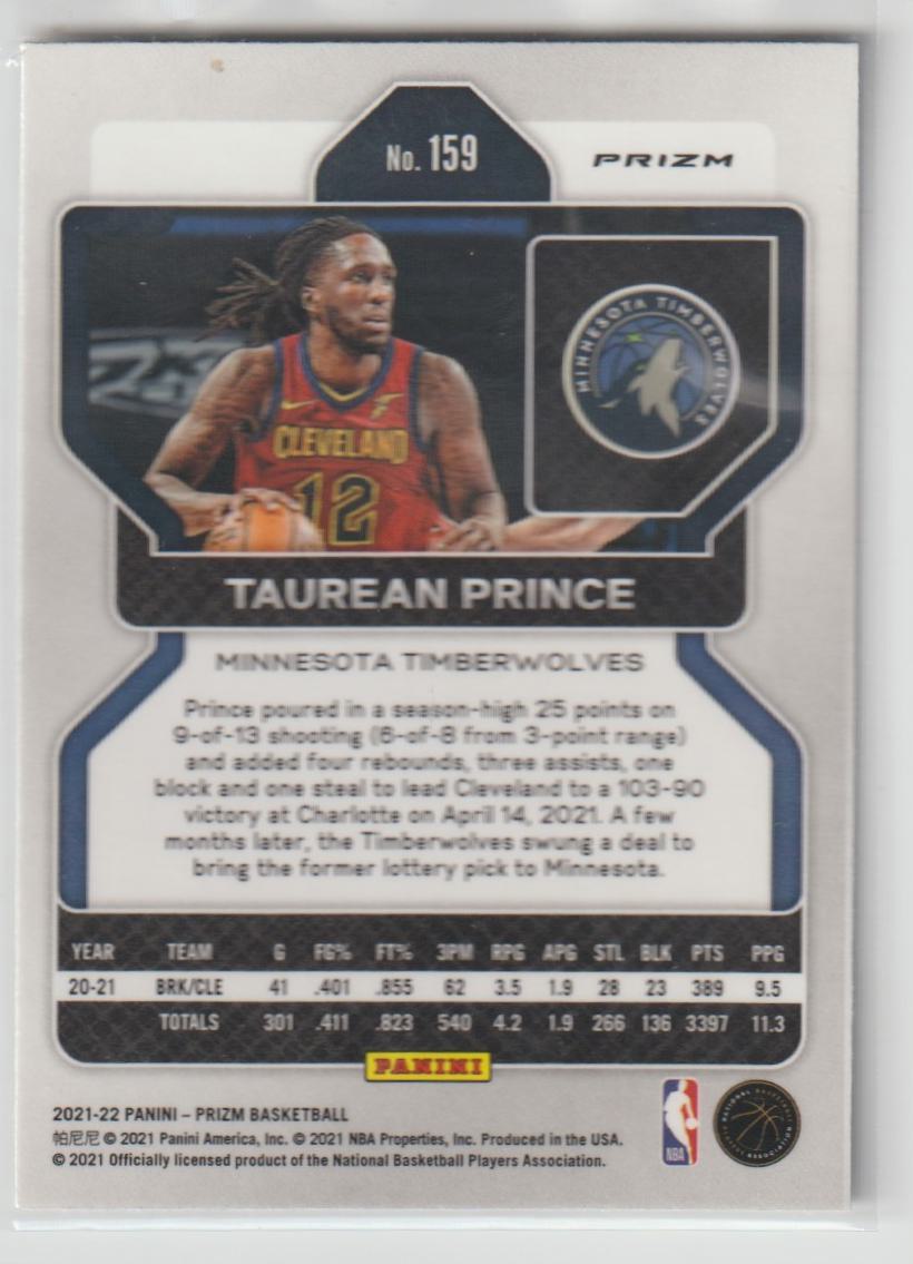 159 Taurean Prince - Minnesota Timberwolves Fast Break