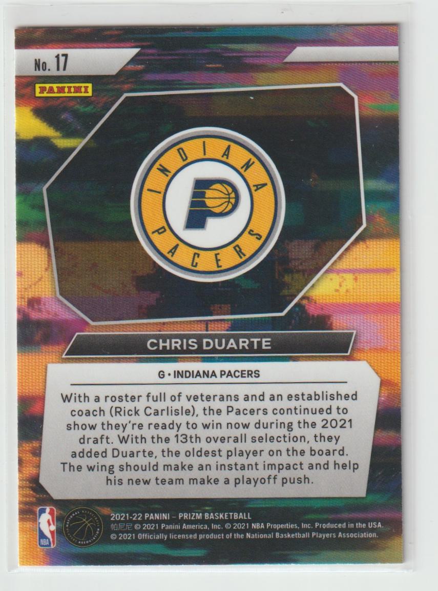 Instant Impact 17 Chris Duarte - Indiana Pacers