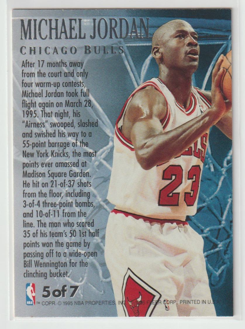 Fabulous 50's 5 Michael Jordan Chicago Bulls