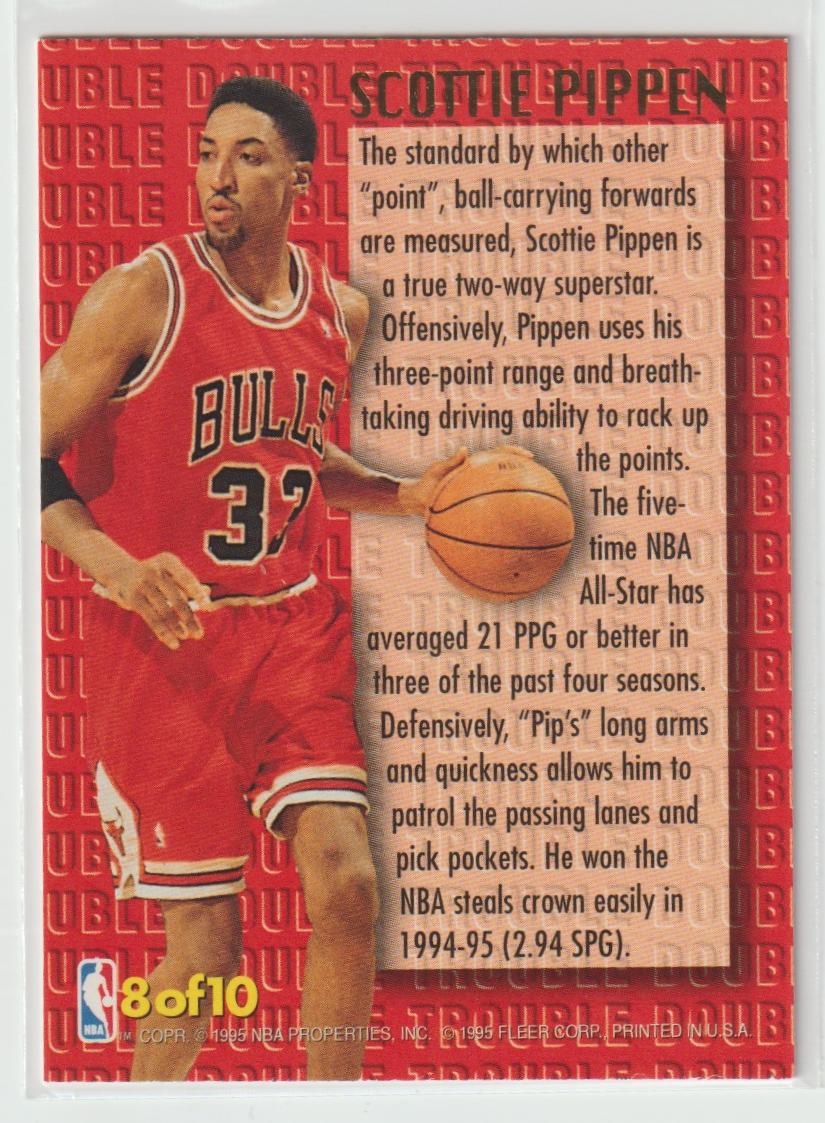 Double Trouble 8 Scottie Pippen Chicago Bulls