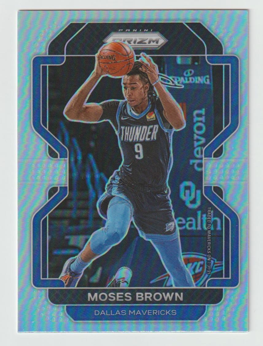 173 Moses Brown - Dallas Mavericks Silver Prizm