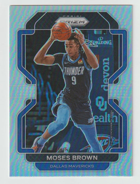 173 Moses Brown - Dallas Mavericks Silver Prizm