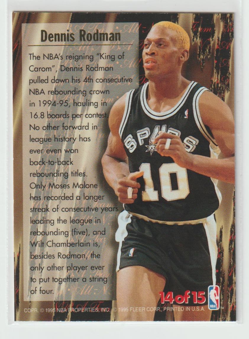 All NBA 3rd Team Dennis Rodman San Antonio Spurs