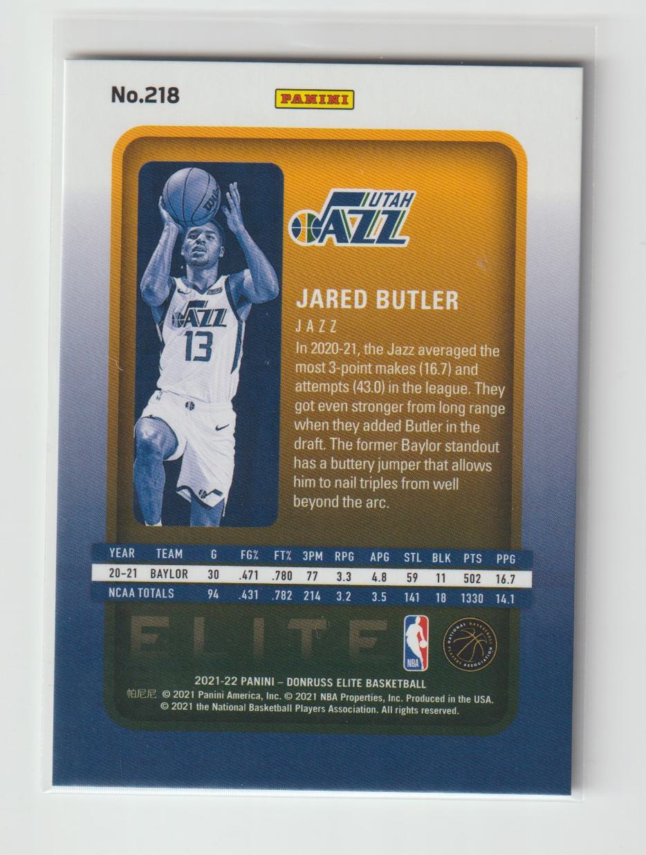 218 Jared Butler Utah Jazz 763/999
