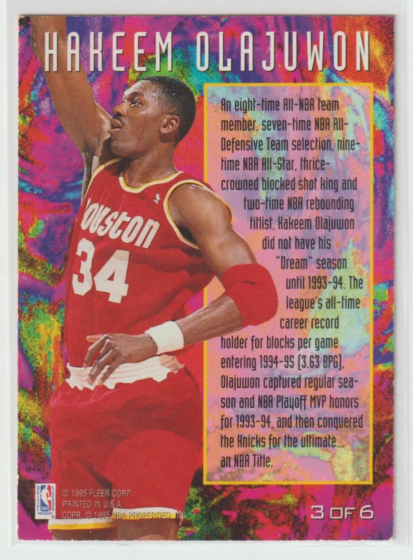 Super Star 3 Hakeem Olajuwon Houston Rockets
