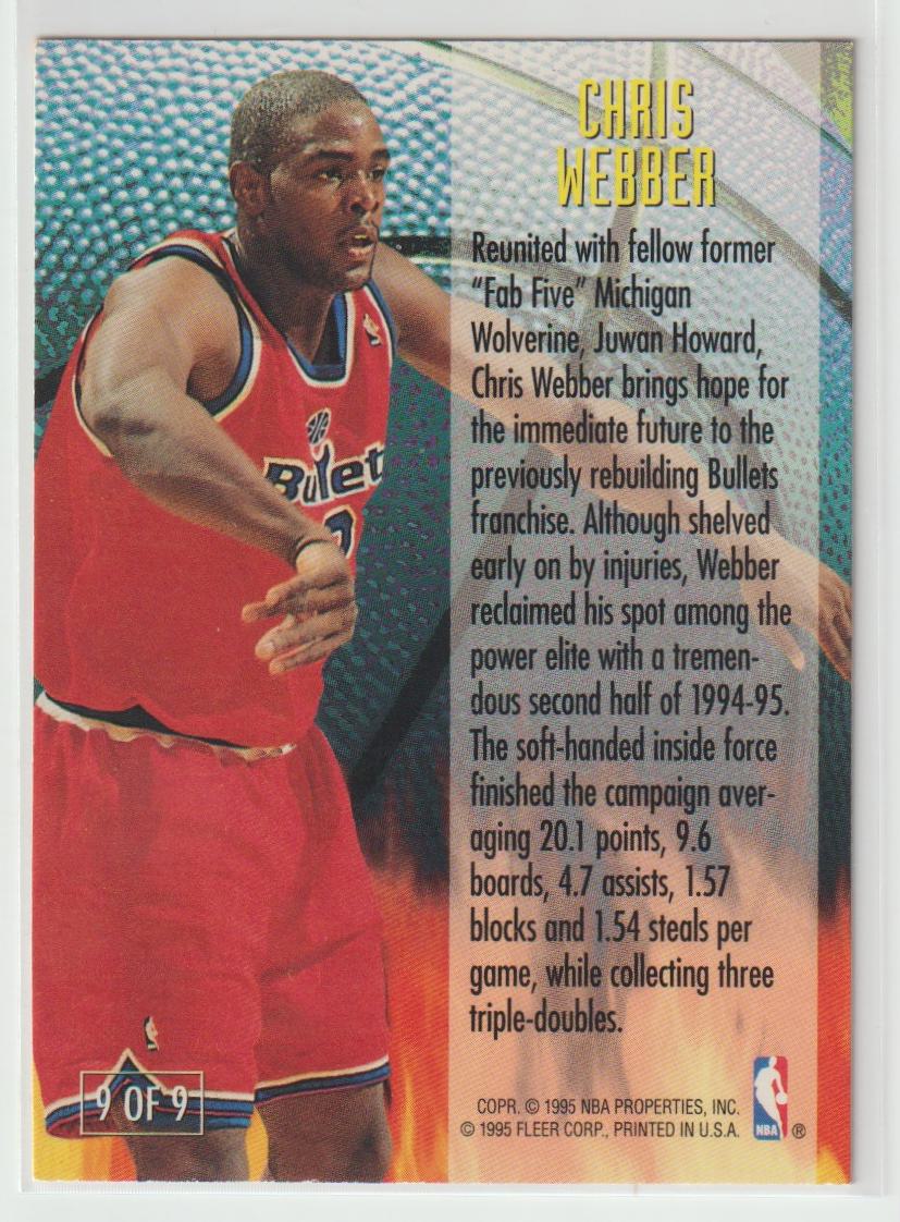 Franchise Futures 9 Chris Webber Washington Bullets