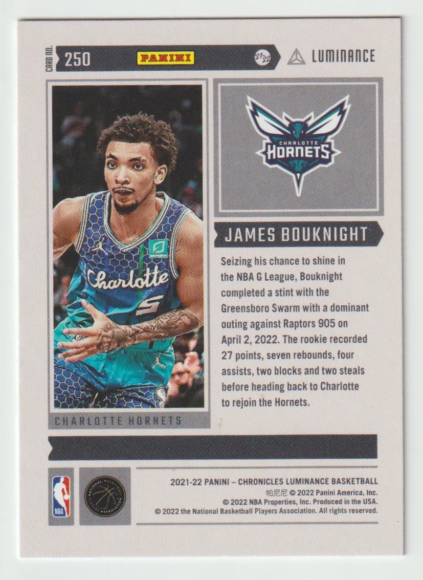 250 James Bouknight - Charlotte Hornets