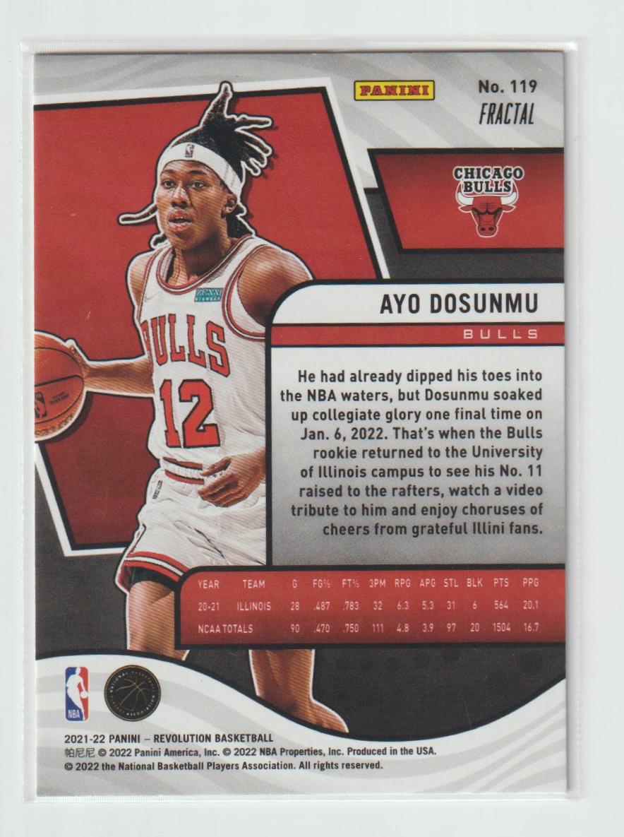 119 Ayo Dosunmu - Chicago Bulls Fractal