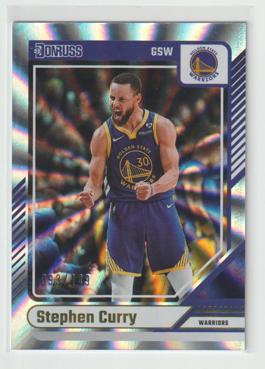 064 Stephen Curry, Golden State Warriors Holo Laser 93/149
