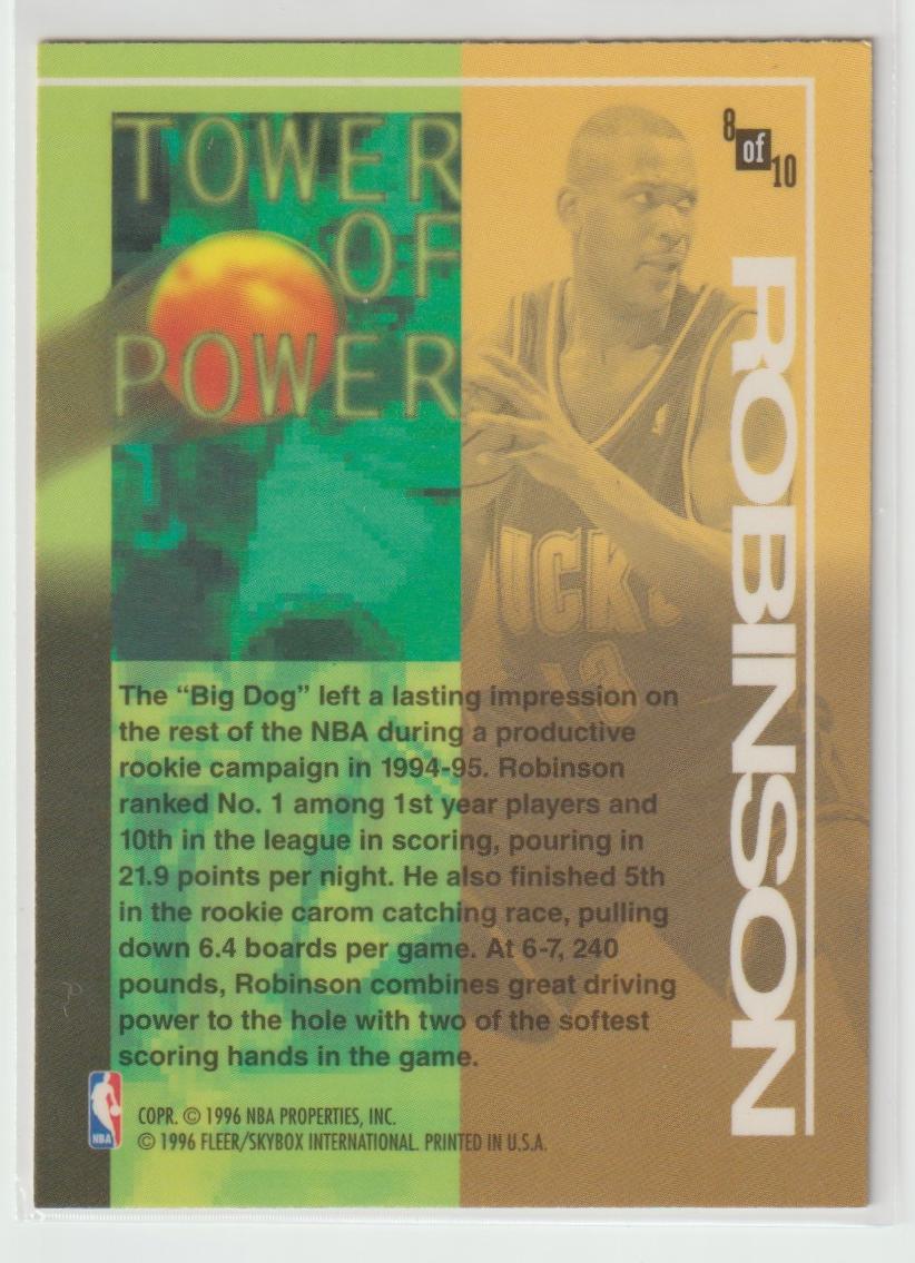 Tower of Power 8 Glenn Robinson Milwaukee Bucks