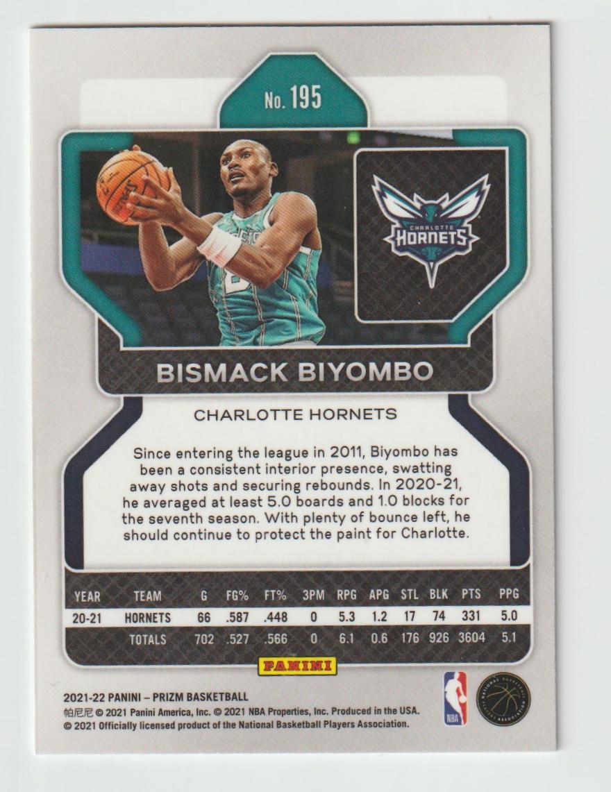 195 Bismack Biyombo - Charlotte Hornets