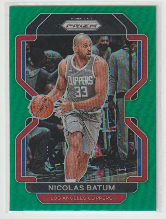 200 Nicolas Batum - Los Angeles Clippers Green Prizm