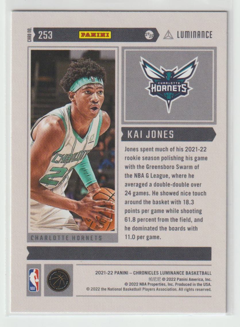 253 Kai Jones - Charlotte Hornets