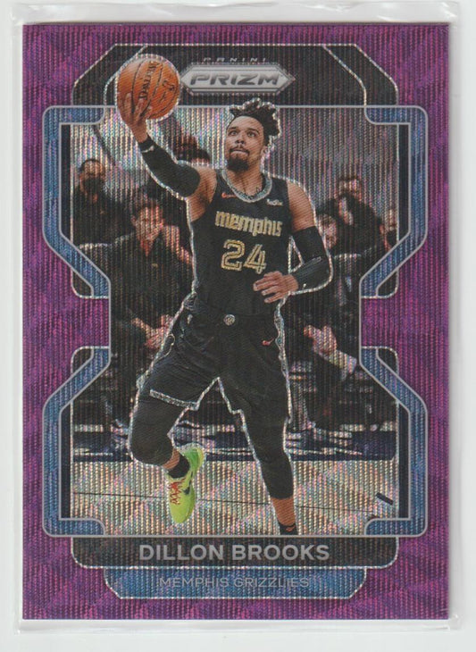 202 Dillon Brooks - Memphis Grizzlies Purple Wave Prizm