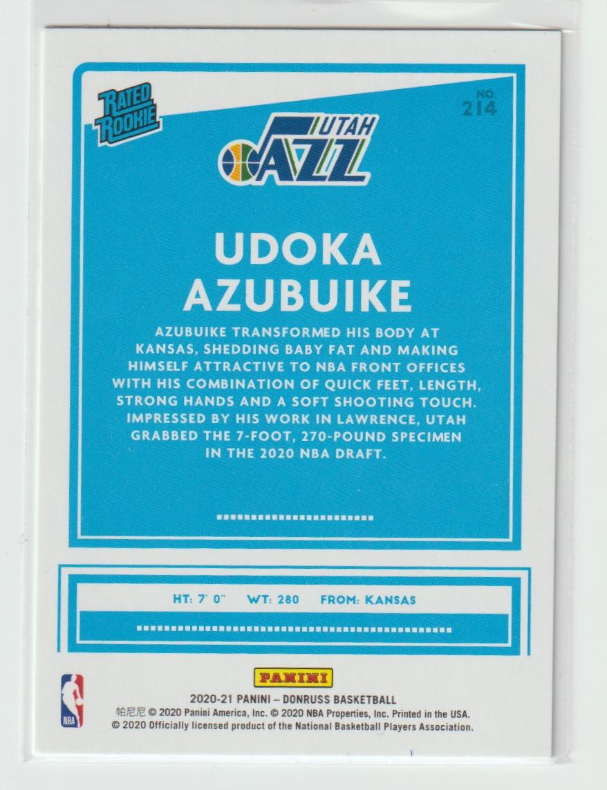 214 Udoka Azubuike Utah Jazz