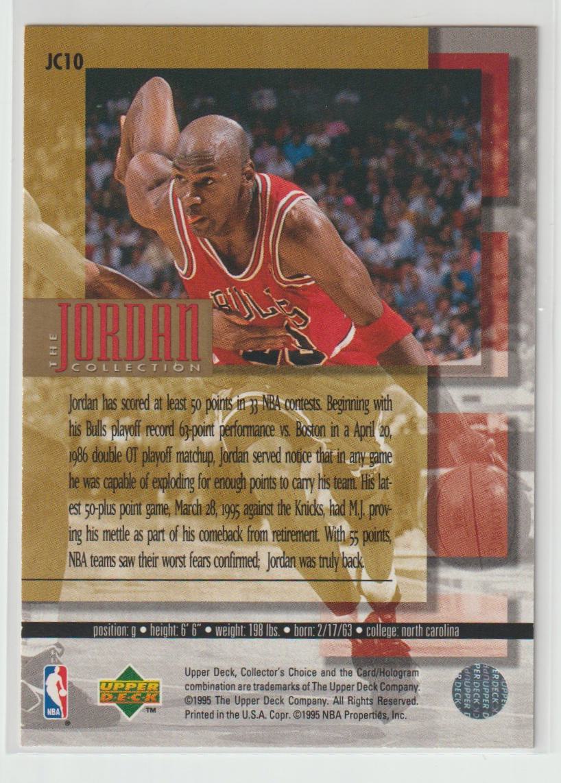 The Jordan Collection JC10 Micheal Jordan Chicago Bulls