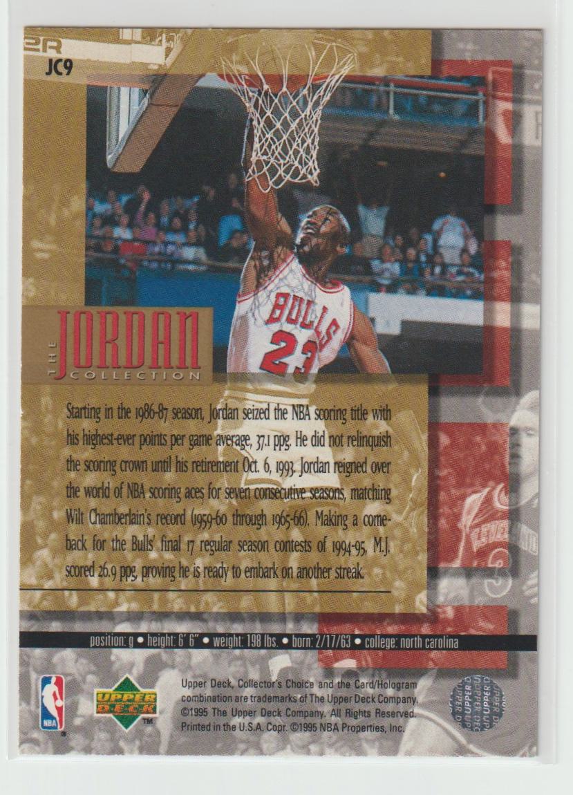 The Jordan Collection JC9 Micheal Jordan Chicago Bulls