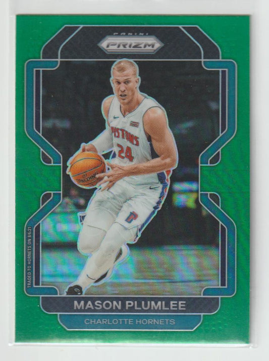 221 Mason Plumlee - Charlotte Hornets Green Prizm