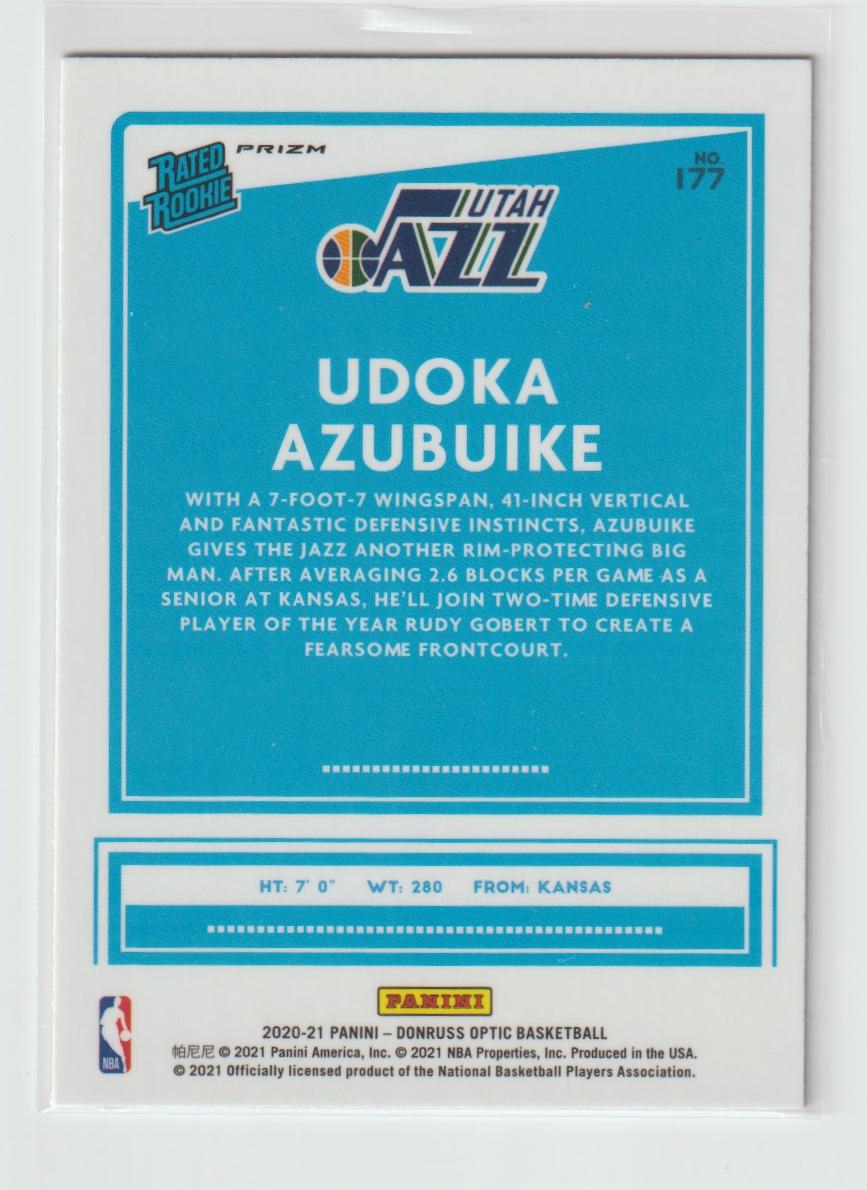 177 Udoka Azubuike - Utah Jazz Purple