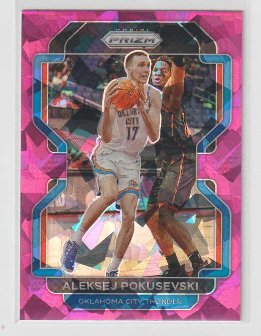 225 Aleksej Pokusevski - Oklahoma City Thunder Pink Ice Prizm