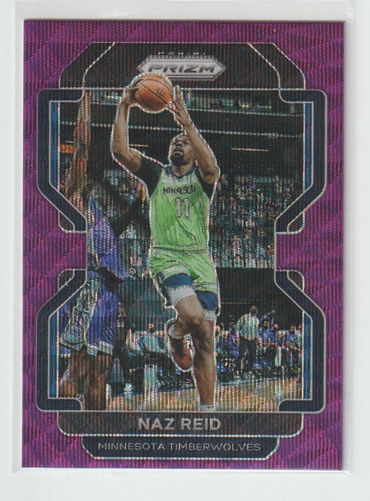 229 Naz Reid - Minnesota Timberwolves Purple Wave Prizm
