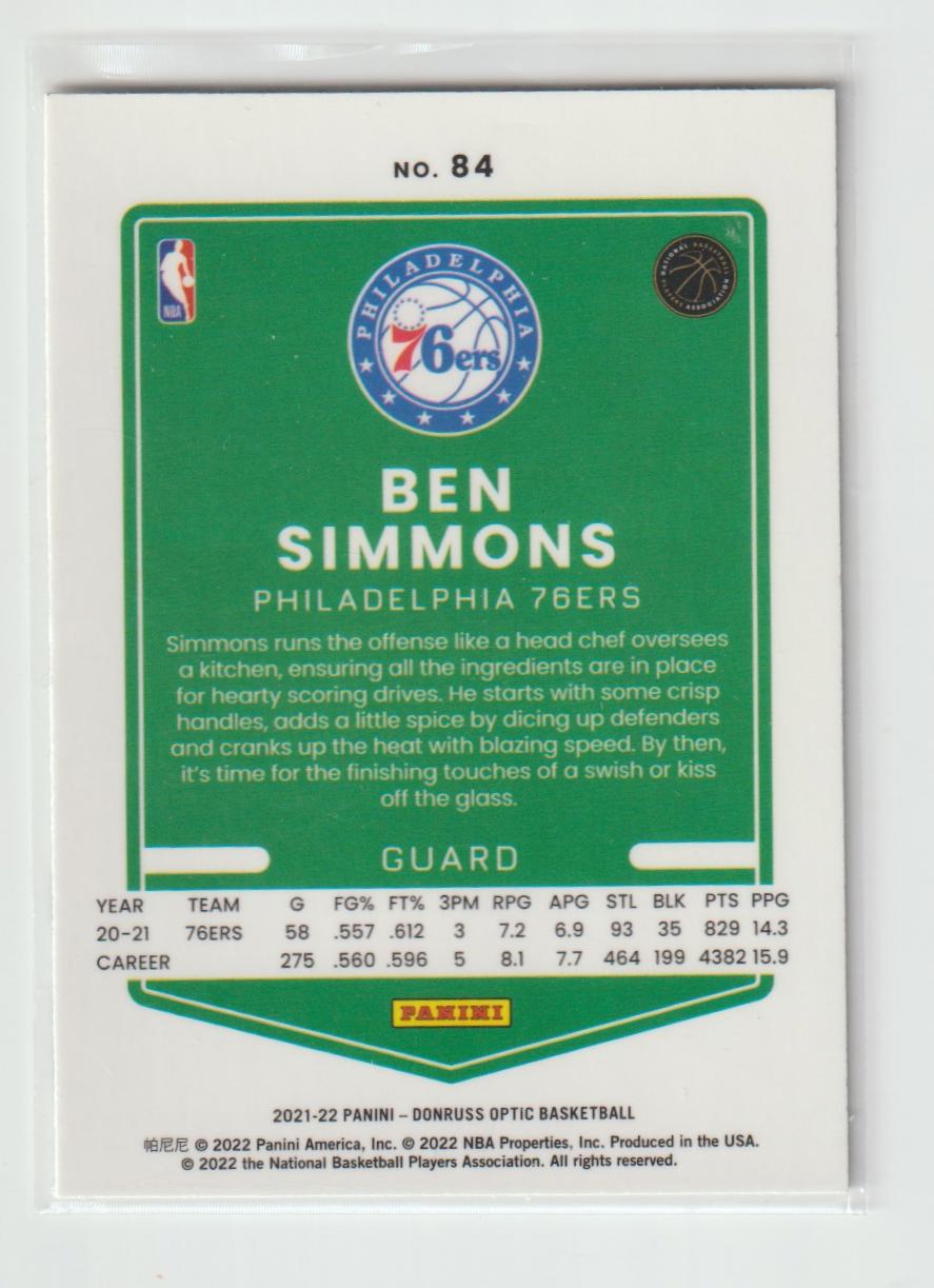 084 Ben Simmons - Philadelphia 76ers