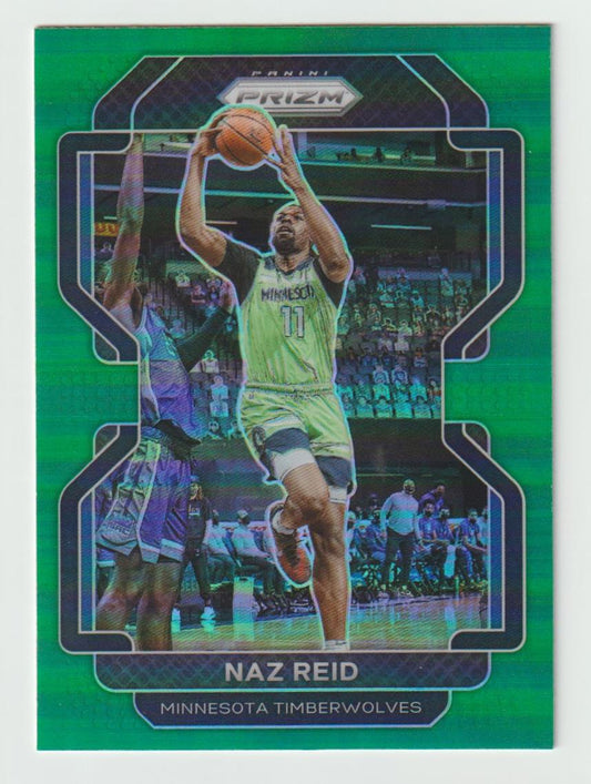 229 Naz Reid - Minnesota Timberwolves Green Prizm