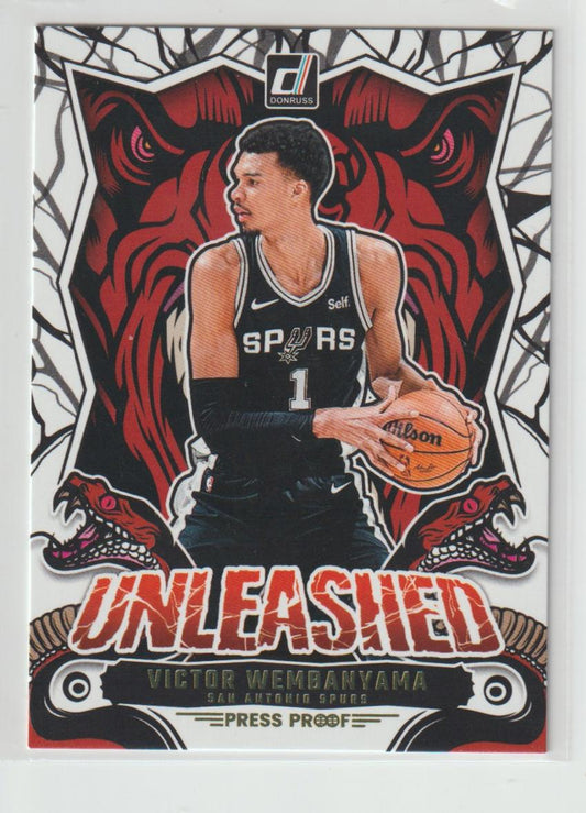Unleashed 15 Victor Wembanyama, San Antonio Spurs Press Proof