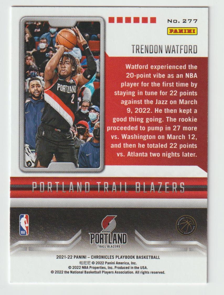 277 Trendon Watford - Portland Trail Blazers