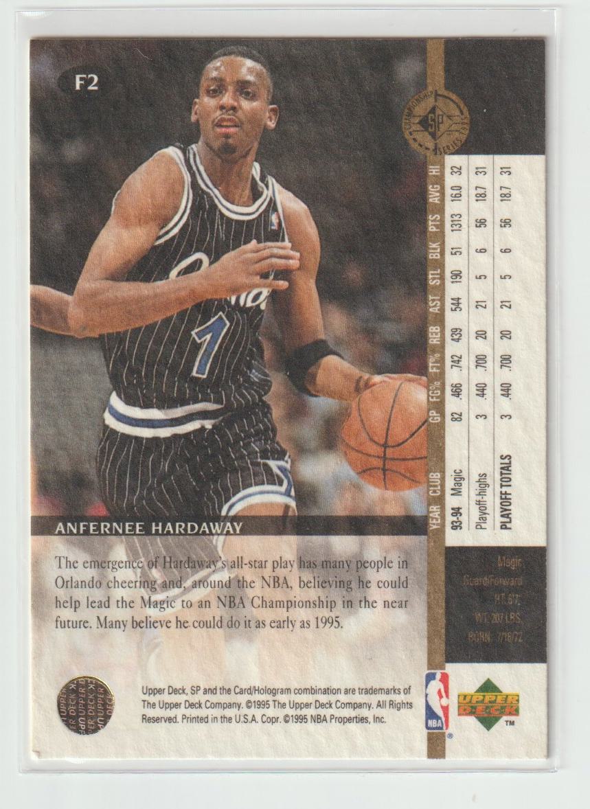 Future Playoff Heroes F2 Anfernee Hardaway Orlando Magic
