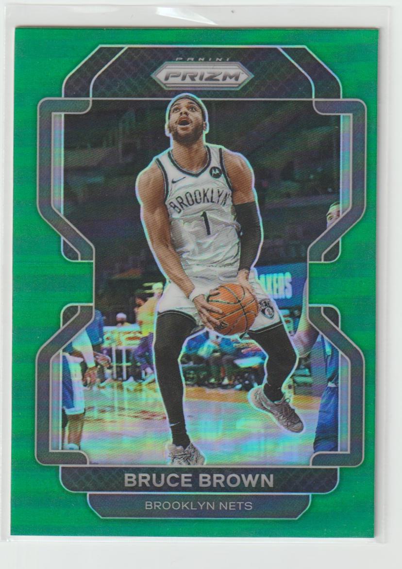 230 Bruce Brown - Brooklyn Nets Green Prizm