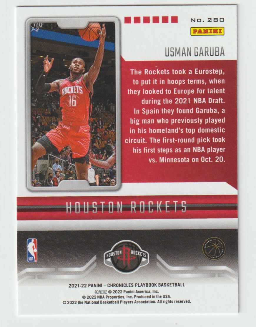 280 Usman Garuba - Houston Rockets
