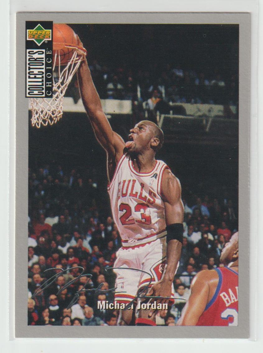 240 Michael Jordan Chicago Bulls Silver Foil Signature