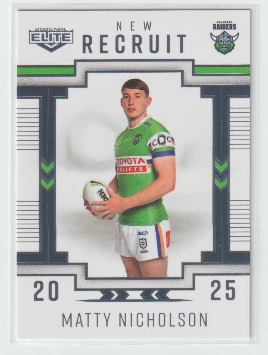NR03/34  RAIDERS MATTY NICHOLSON