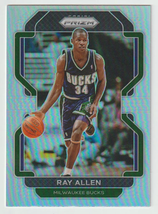 251 Ray Allen - Milwaukee Bucks Silver Prizm