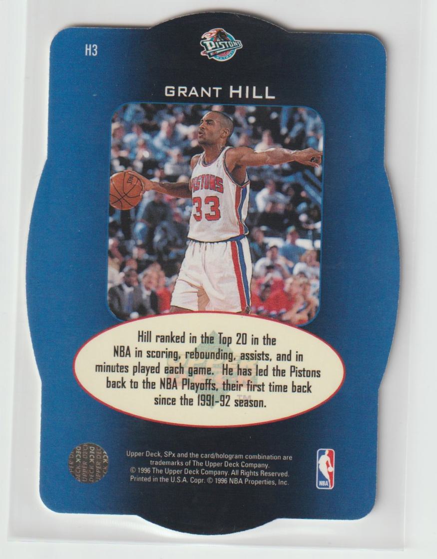 Holoview Heroes H3 Grant Hill Detroit Pistons