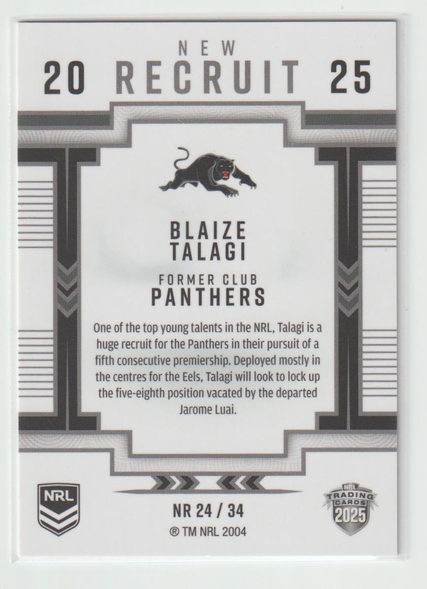 NR24/34 PANTHERS BLAIZE TALAGI