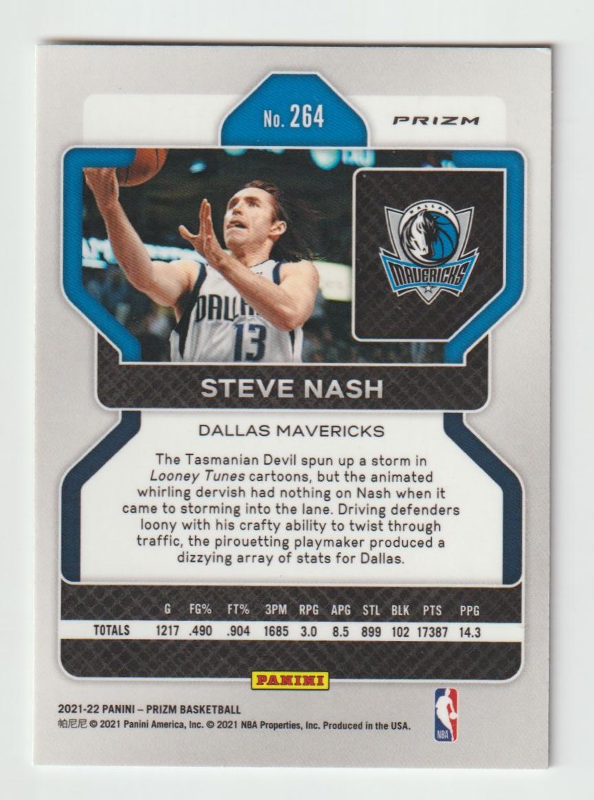 264 Steve Nash - Dallas Mavericks Silver Prizm