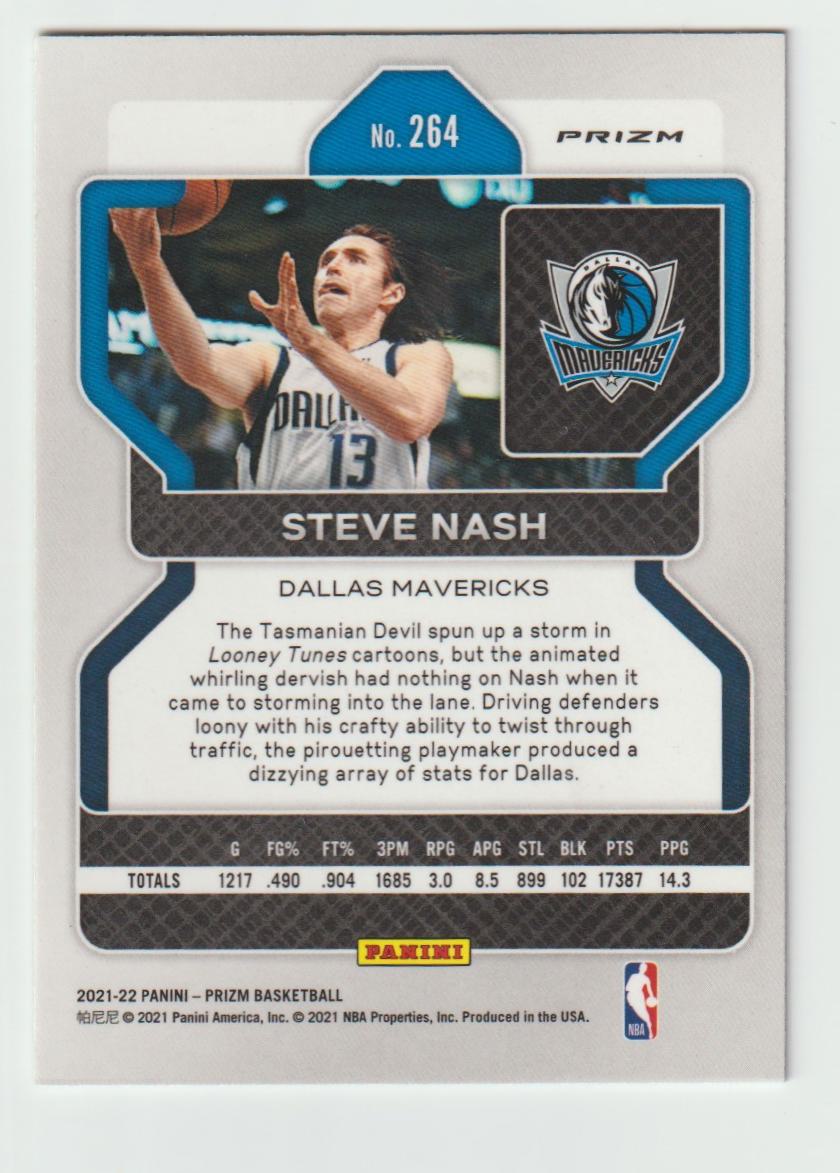 264 Steve Nash - Dallas Mavericks Green Prizm