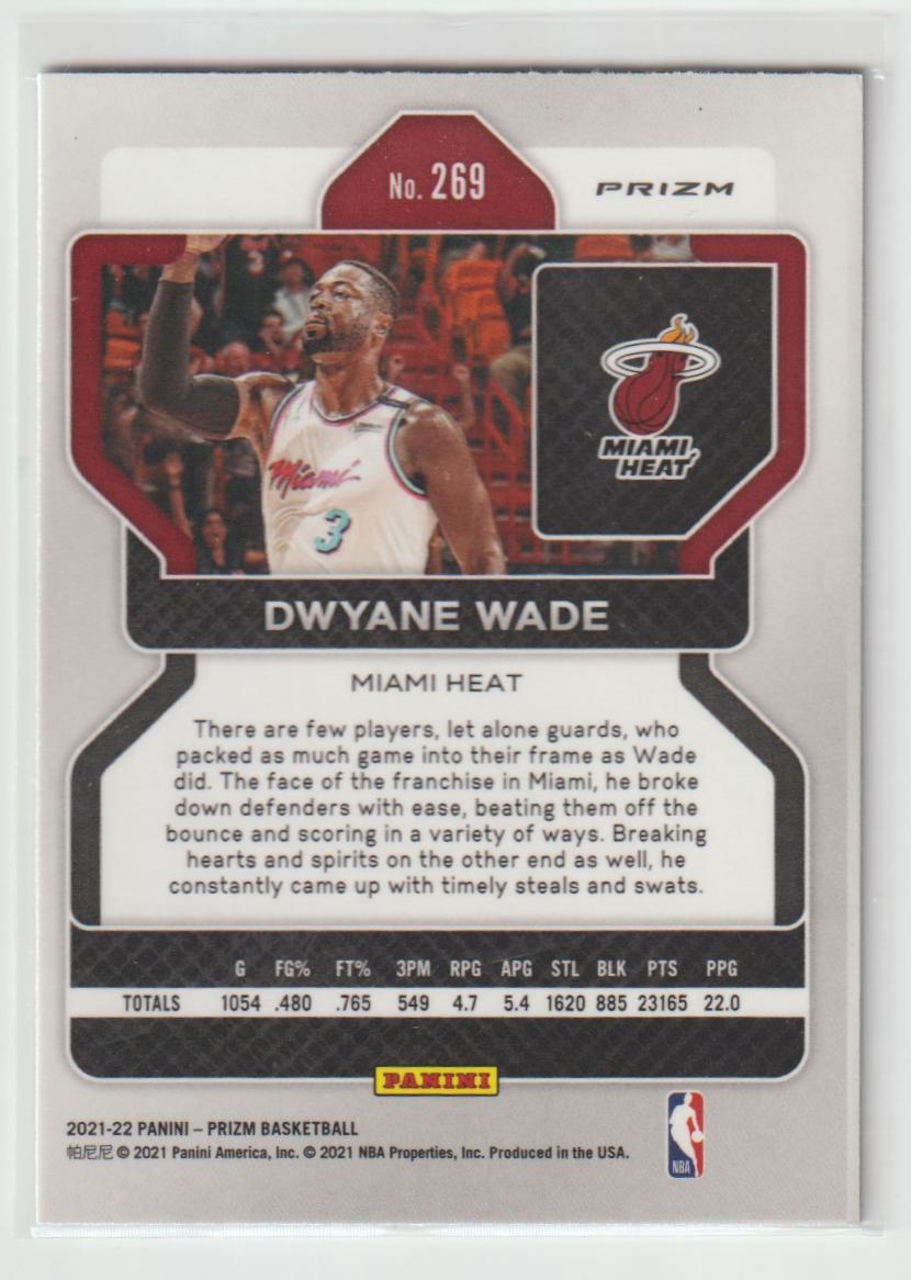 269 Dwyane Wade - Miami Heat Blue NBA 75th