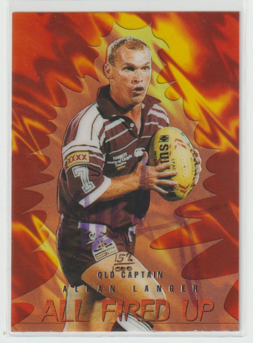 All Fired Up Signature A2 Allan Langer QLD Maroons 152/1000