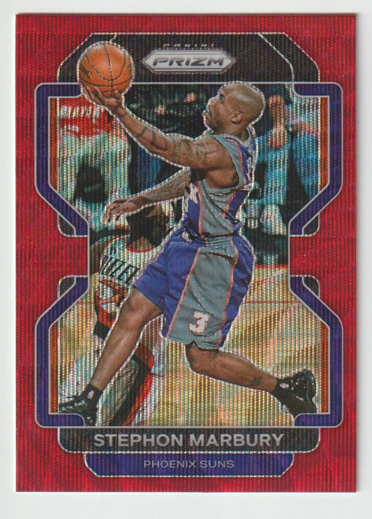 277 Stephon Marbury - Phoenix Suns Ruby Wave Prizm