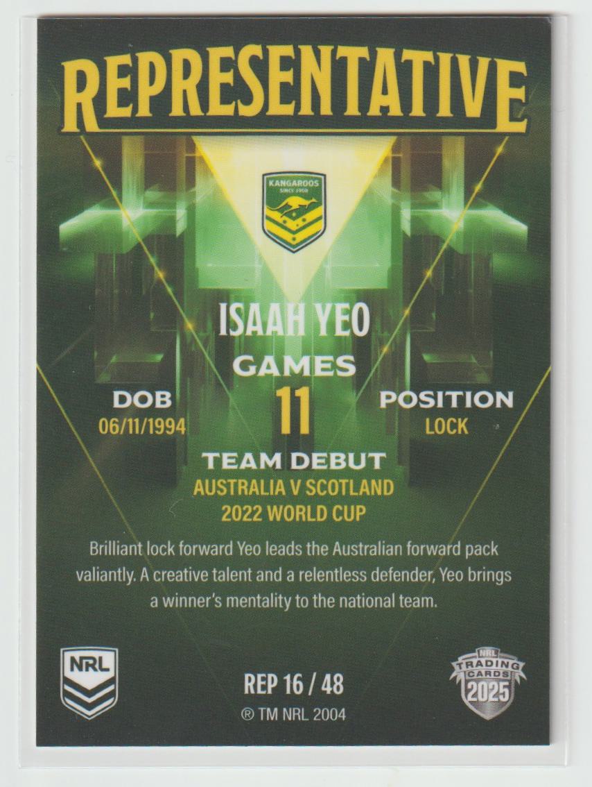 REP16/48 KANGAROOS ISAAH YEO