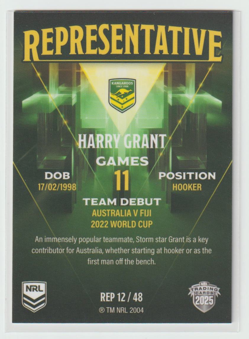 REP12/48 KANGAROOS HARRY GRANT