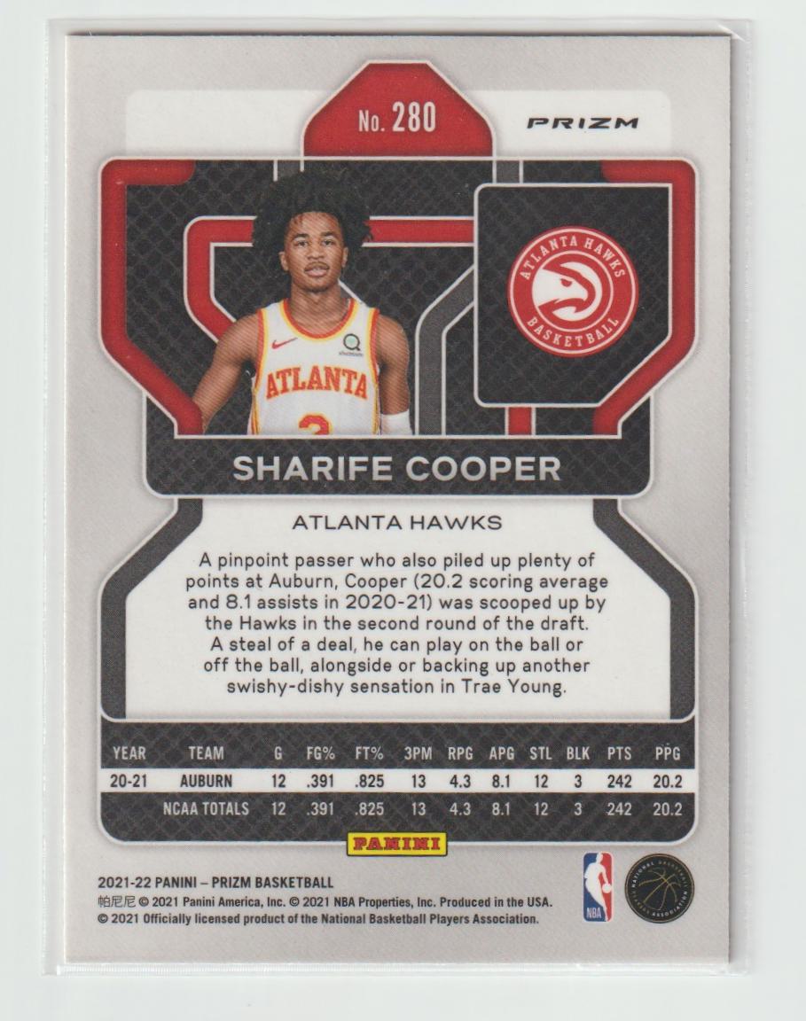 280 Sharife Cooper - Atlanta Hawks Ruby Wave