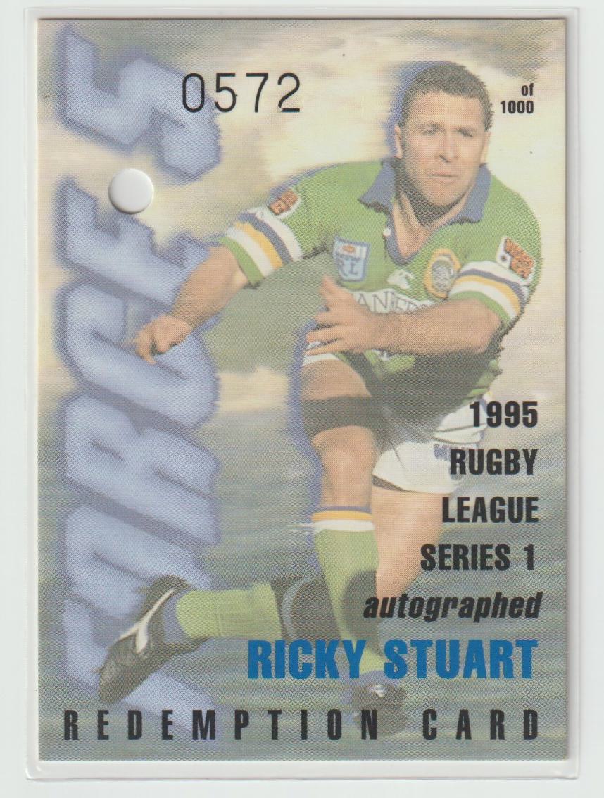 Force 5 SS1 Ricky Stuart Canberra Raiders 572/1000