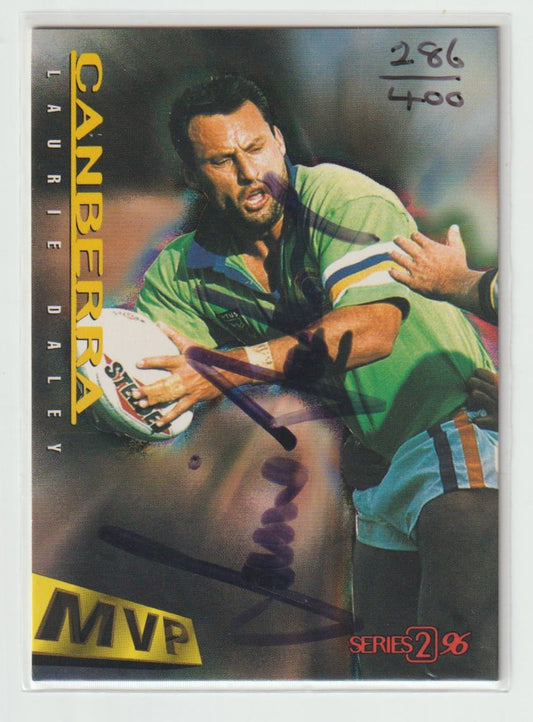 MVP Signature 3 Laurie Daley Canberra Raiders 286/400